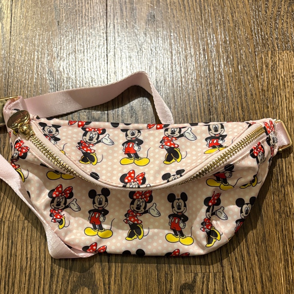 Stoney Clover x Disney Pink Mickey and Minnie Fanny Pack Bag